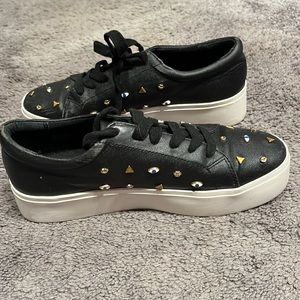 Katy perry jeweled platform sneakers